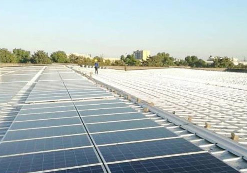 精鋼覆膜瓦防腐隔熱瓦客戶案例之江蘇中奧紡織集團有限公司